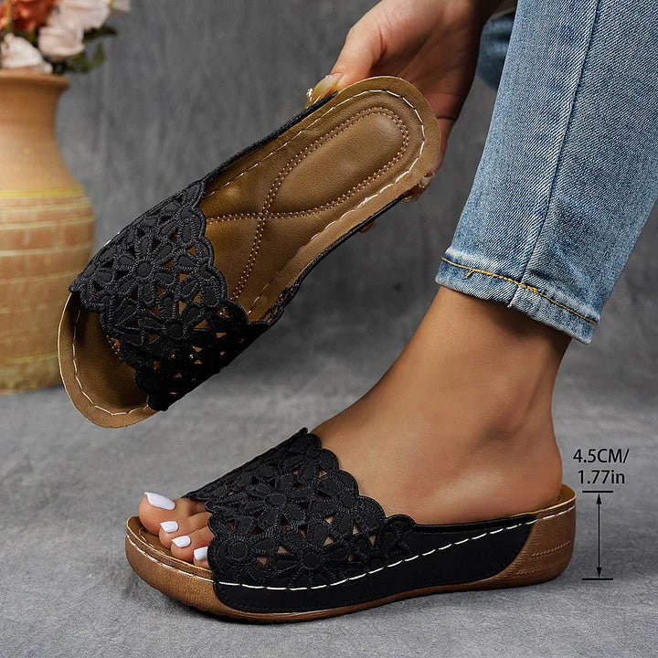 Stilvolle Netz-Sandalen für Damen