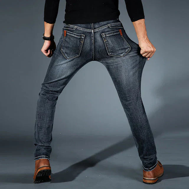 Oscar - Førsteklasses 4-vejs stretch, tapered jeans til mænd