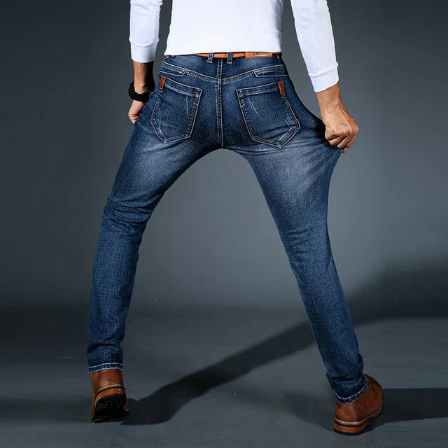 Oscar - Førsteklasses 4-vejs stretch, tapered jeans til mænd