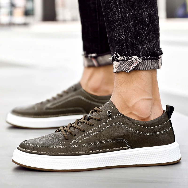 Tom Hollinger | Herrenmode Leder-Sneaker