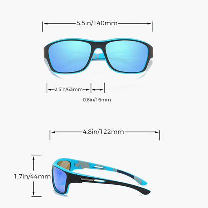 Polarisierte Sportsonnenbrille mit UV400-Schutz