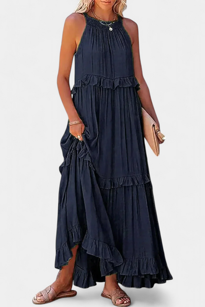 Vestido Monica de Comodidad Atemporal con Frescura Natural