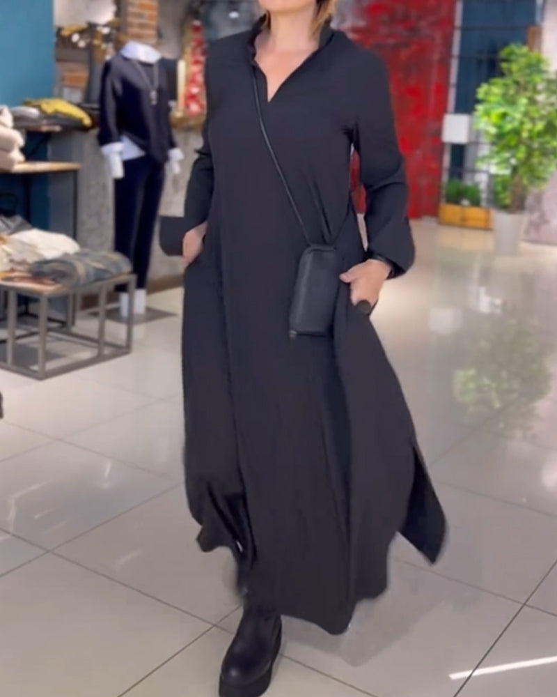 Evie - Retro Vibe Maxi Haljina Slobodan Kroj