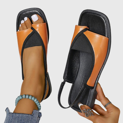 Mila | Women's Slingback Flat Sandals Open Toe Summer Shoes