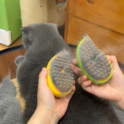 NylaTails Pet Hair Steam Brush
