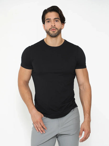 KYAN Flat-Hem Shirt Korte Mouwen