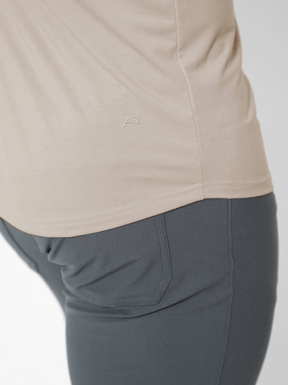KYAN Flat-Hem Shirt Korte Mouwen