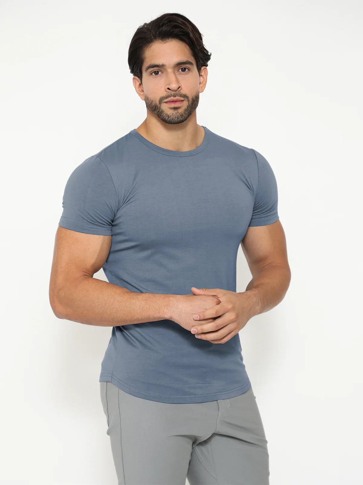 KYAN Flat-Hem Shirt Korte Mouwen