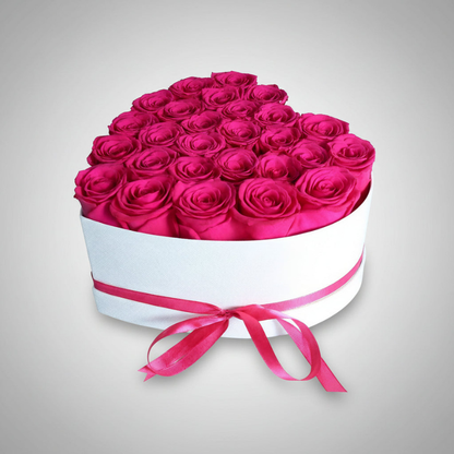 Heart-Shaped Rose Flower Box
