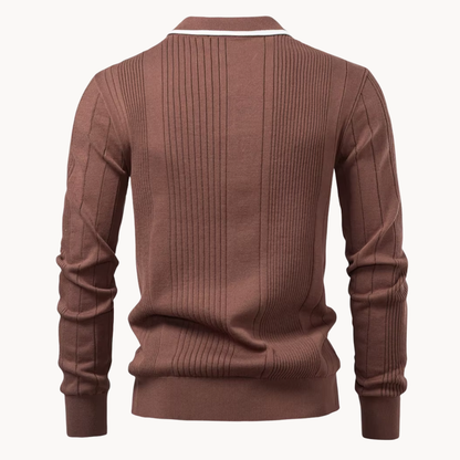 Fletcher Knit Button Polo