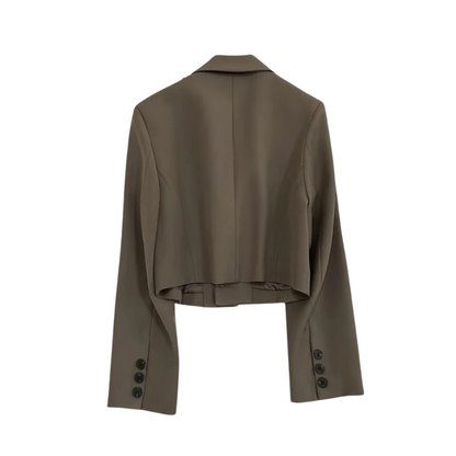 Kinsley – Blazer à manches longues avec col à revers