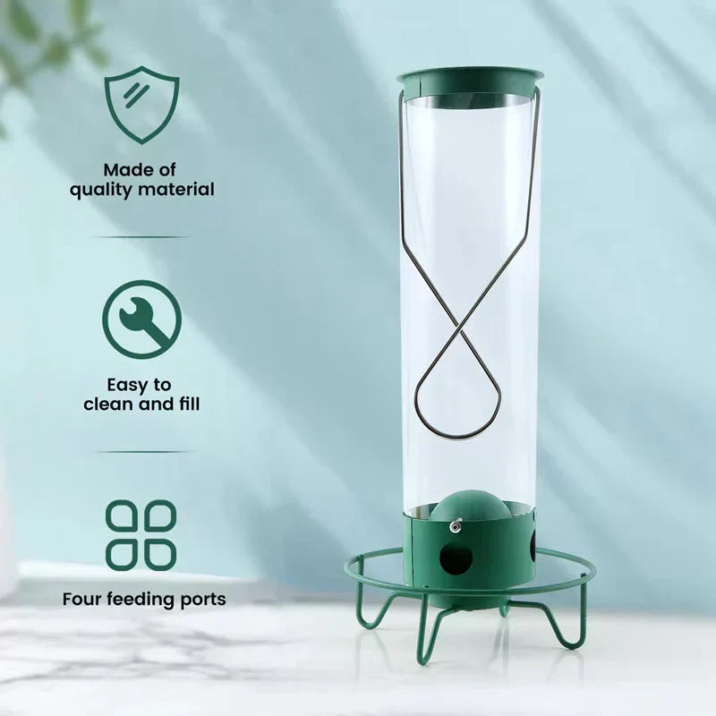 Bird Feeder Designed to Prevent Squirrel Access