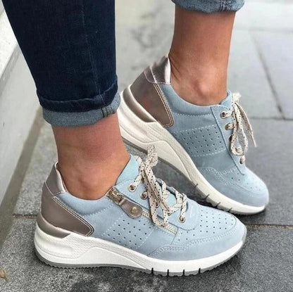 Damen bequeme Wanderschuhe mit Stütze und Dämpfung