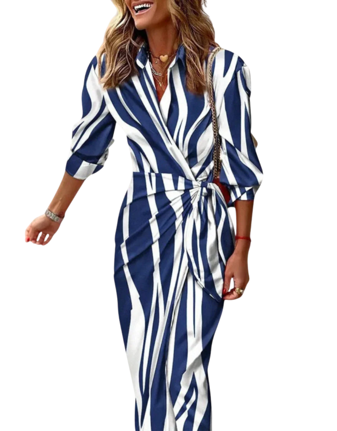Aniela - Rochie midi elegantă