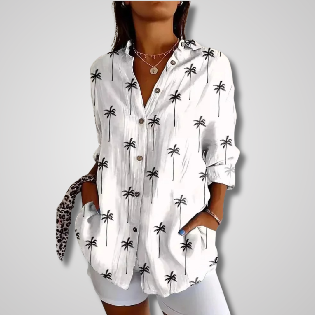 Vintage-Inspired Loose Summer Shirt