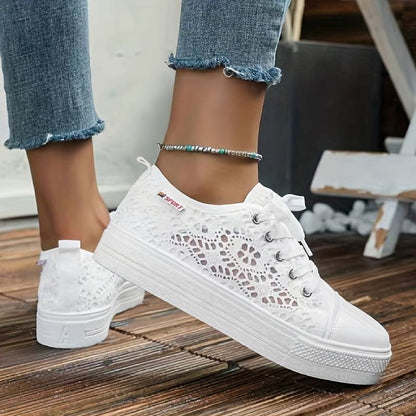 Lily – Baskets à plateforme tendance avec semelle légère et design bas classique