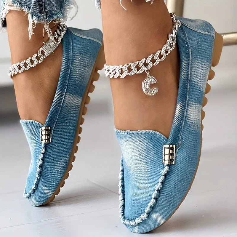 Anette - Schicke und Bequeme Denim-Loafer