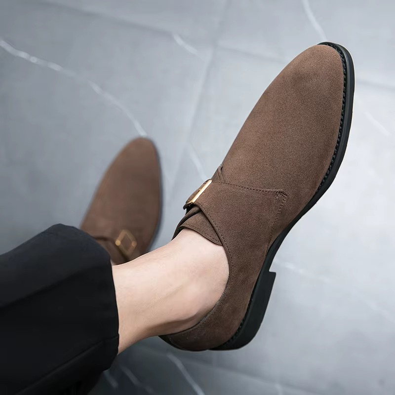Mark - Pointed toe shoes with monk strap