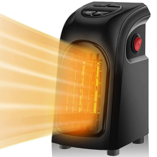 Electric Fan Heater with Thermostat – Compact and Plug-In Design