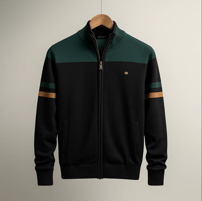 DUVAL PARIS™ | SWEAT COLORBLOCK AVEC ZIP POUR HOMME