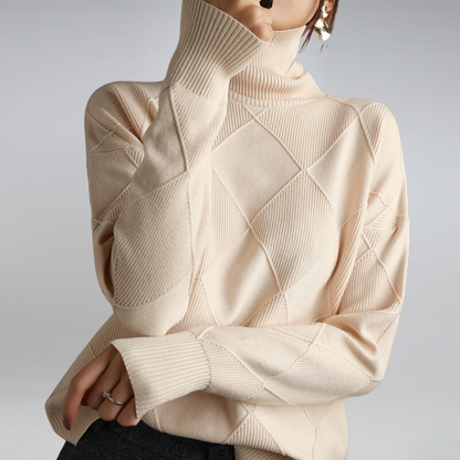 Weicher Damen Rollkragenpullover – Bequem, Warm & Elegant