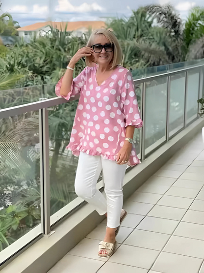 Dulce - Vintage trykket topp