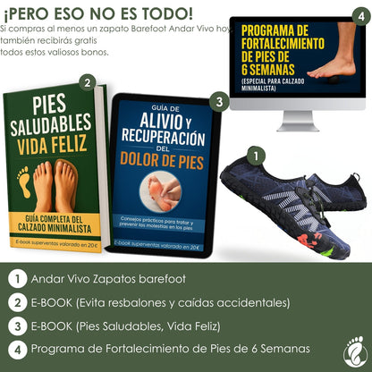 Andar Vivo – Zapatos Estilo Barefoot Unisex – Diseño Ligero, Transpirable y Flexible