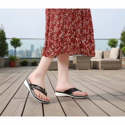 Lagoz Fleur | Orthopedische Dames Slippers met Zachte Zool
