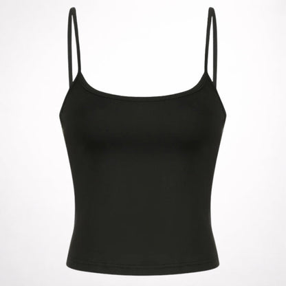 Top Cropped Alças Finas Minimal
