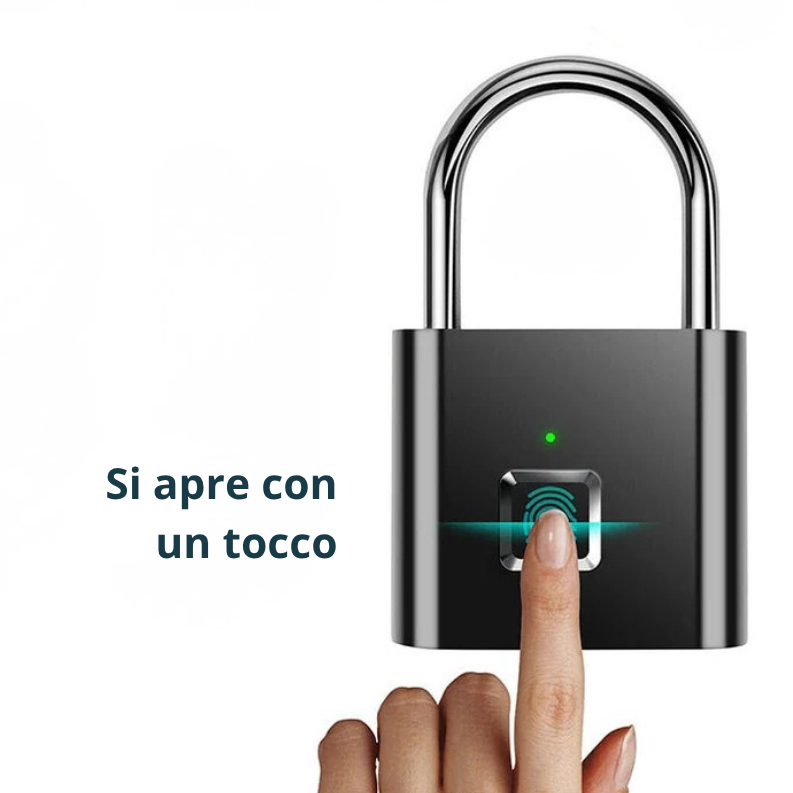 LyroLock™ — Lucchetto con impronta digitale