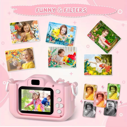 HD Camera voor Kinderen Eenhoorn met Oplaadbare Batterij van 32GB - Vastleggen van Fantastische Foto's en Video's!