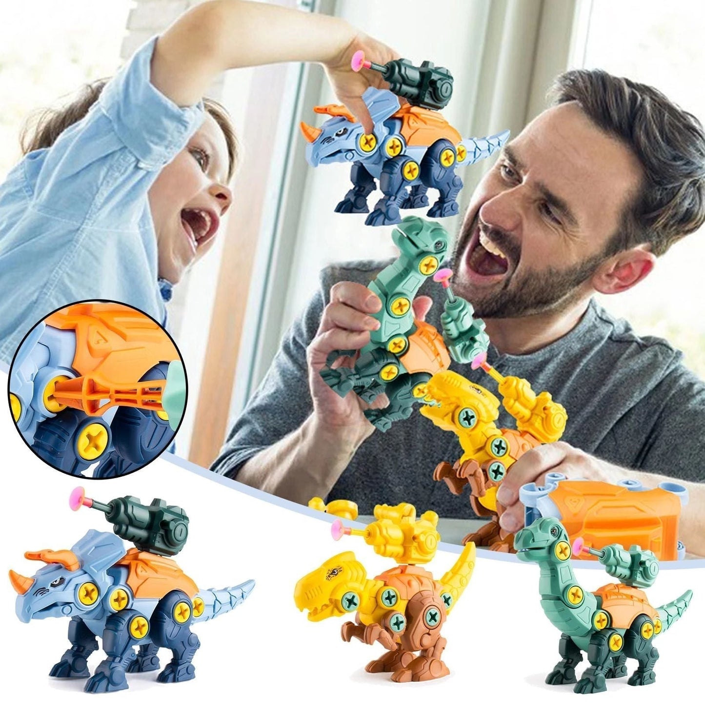 DinoBuild – Dinosaur Bouwset met Schroevendraaier