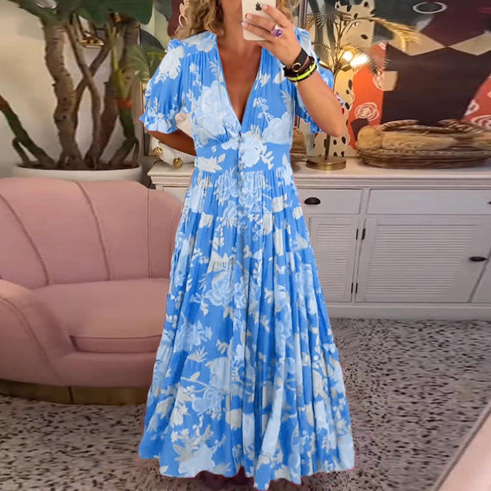 Floriana™ | Vibrant Floral Dress