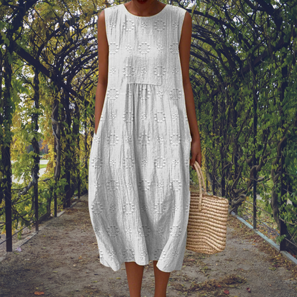 Linda – Sleeveless Flowing Midi Dress