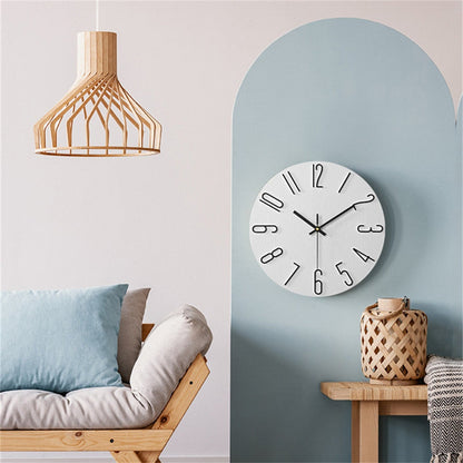 Pura | Moderne Wandklok – Strak Design met Stille Werking & Duidelijke Wijzerplaat