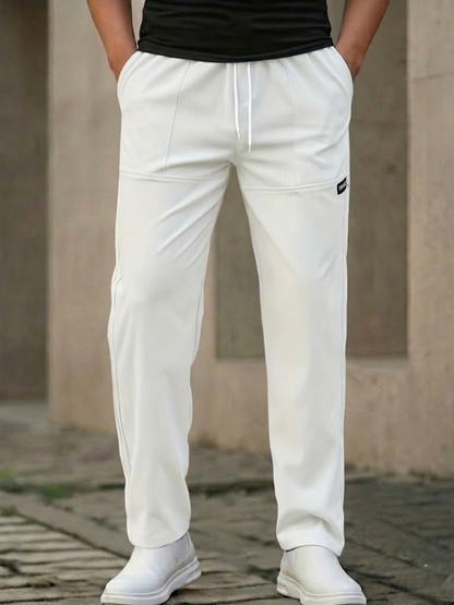 Men's Fleece Straight Leg Joggers Tracksuit Bottoms