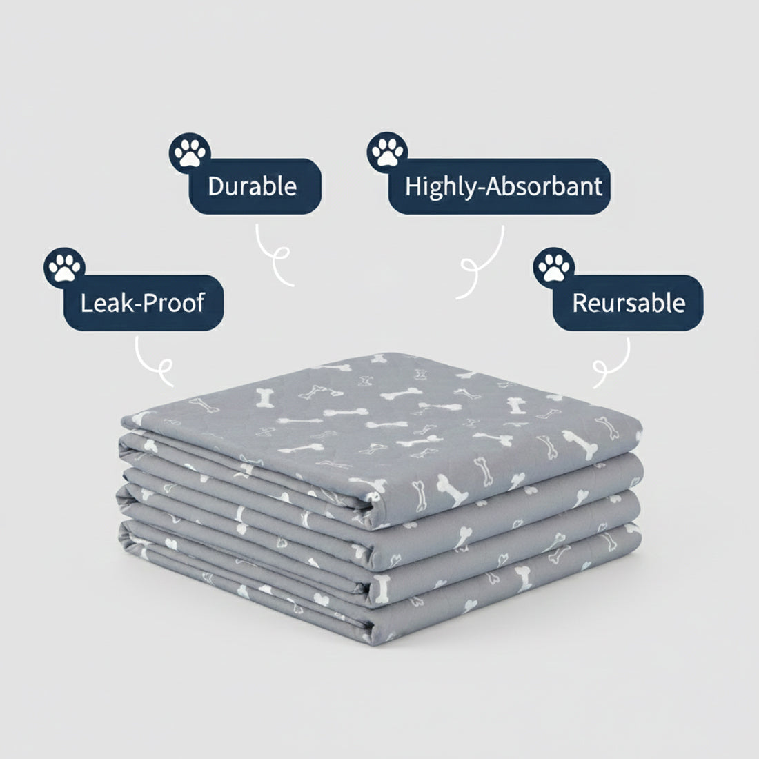 PawLuxe™ Reusable Pup Pad | Clean Floors & Effortless Training