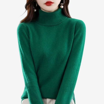 Kiara - Long sleeve sweater with turtleneck