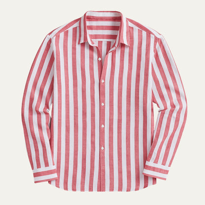 Valencia Linen Striped Shirt