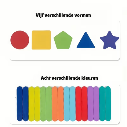 ColorSort – Houten Multifunctioneel Sorteerspeelgoed
