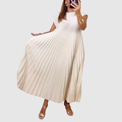 Zoé - Robe maxi plissée