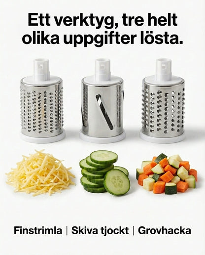 ChopMaster Pro 3-i-1 Roterande Rivjärn