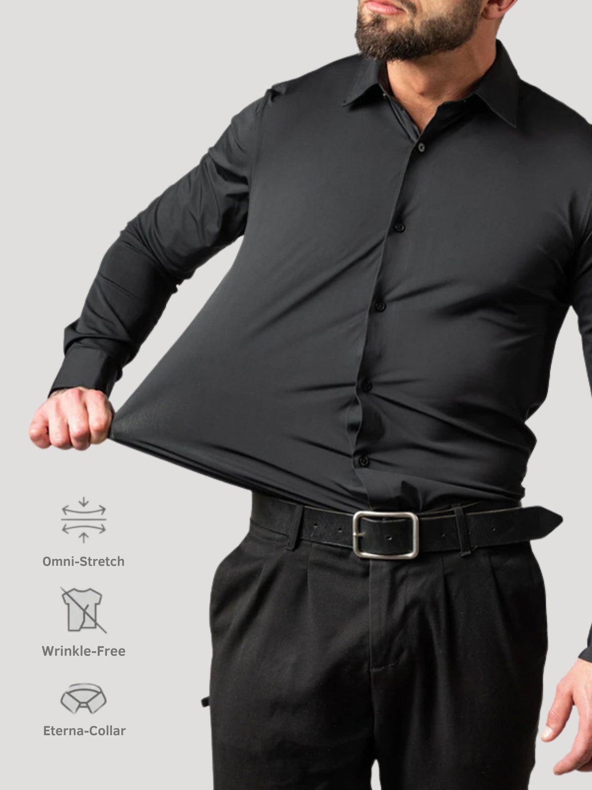 Wrinkle-Resistant Stretch Shirt