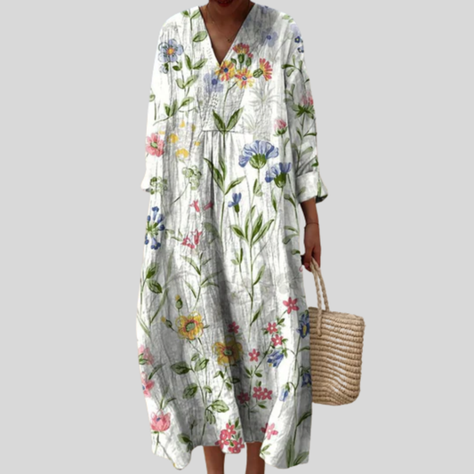 Flatternde Sommerkleid mit Print