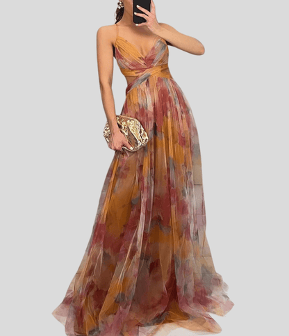 Carola - Charming Floral Maxi Dress