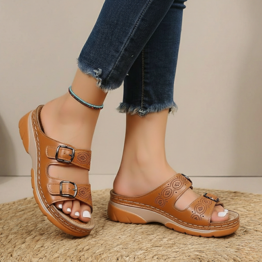 Laser-Cut Orthopedic Slide - A Masterpiece of Summer Comfort