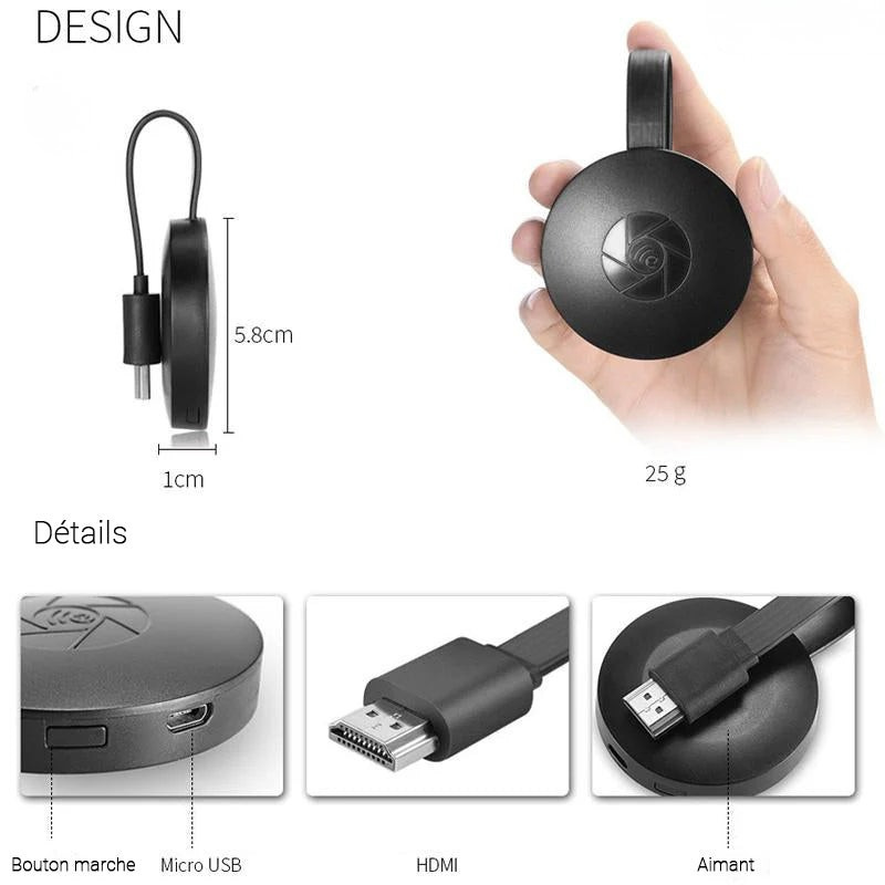 StreamEase - Instantly Mirror Screens Wirelessly in Crisp 1080P HD