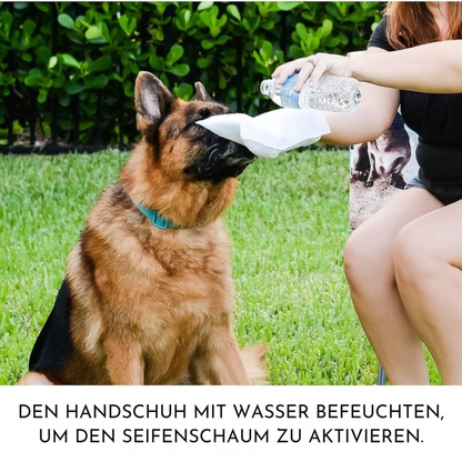 FellFrisch – Pflegehandschuh Reinigungstücher