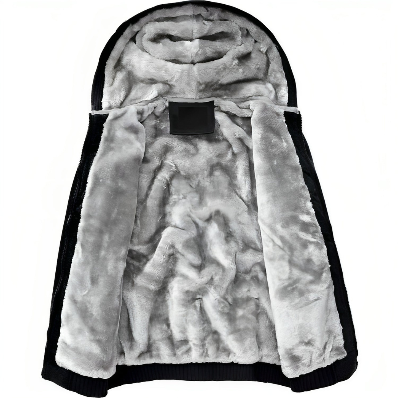 Herren Winterjacke – Kuschelige Kapuzenjacke