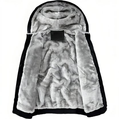 Herren Winterjacke – Kuschelige Kapuzenjacke